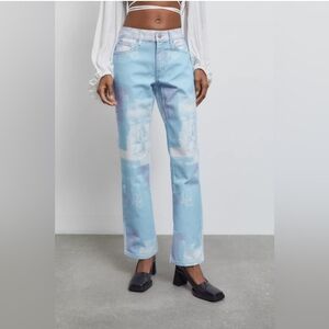 BDG Urban Outfitters Low-Rise Cowgirl‎ Jean Renaissance Print Size 30 New